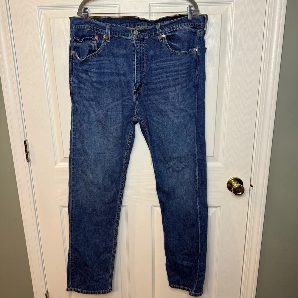 Levi’s 505 Men's Blue Denim Jeans Size 38 Waist 32 Length GUC